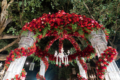 Mandap and Ceiling — Wedding decor — Alila Diwa Goa